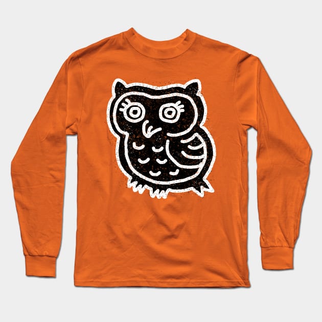 Little Owl Long Sleeve T-Shirt by martinussumbaji